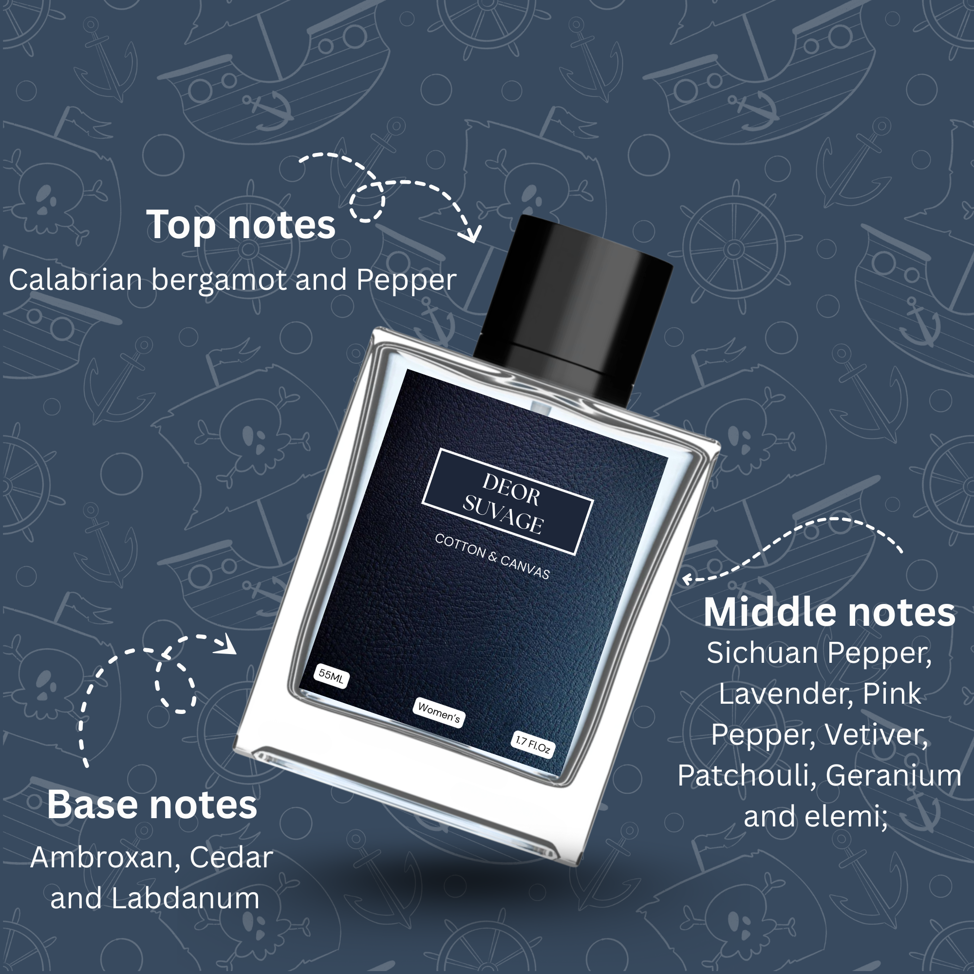 🕶️ DEOR SUVAGE – Cotton & Canvas