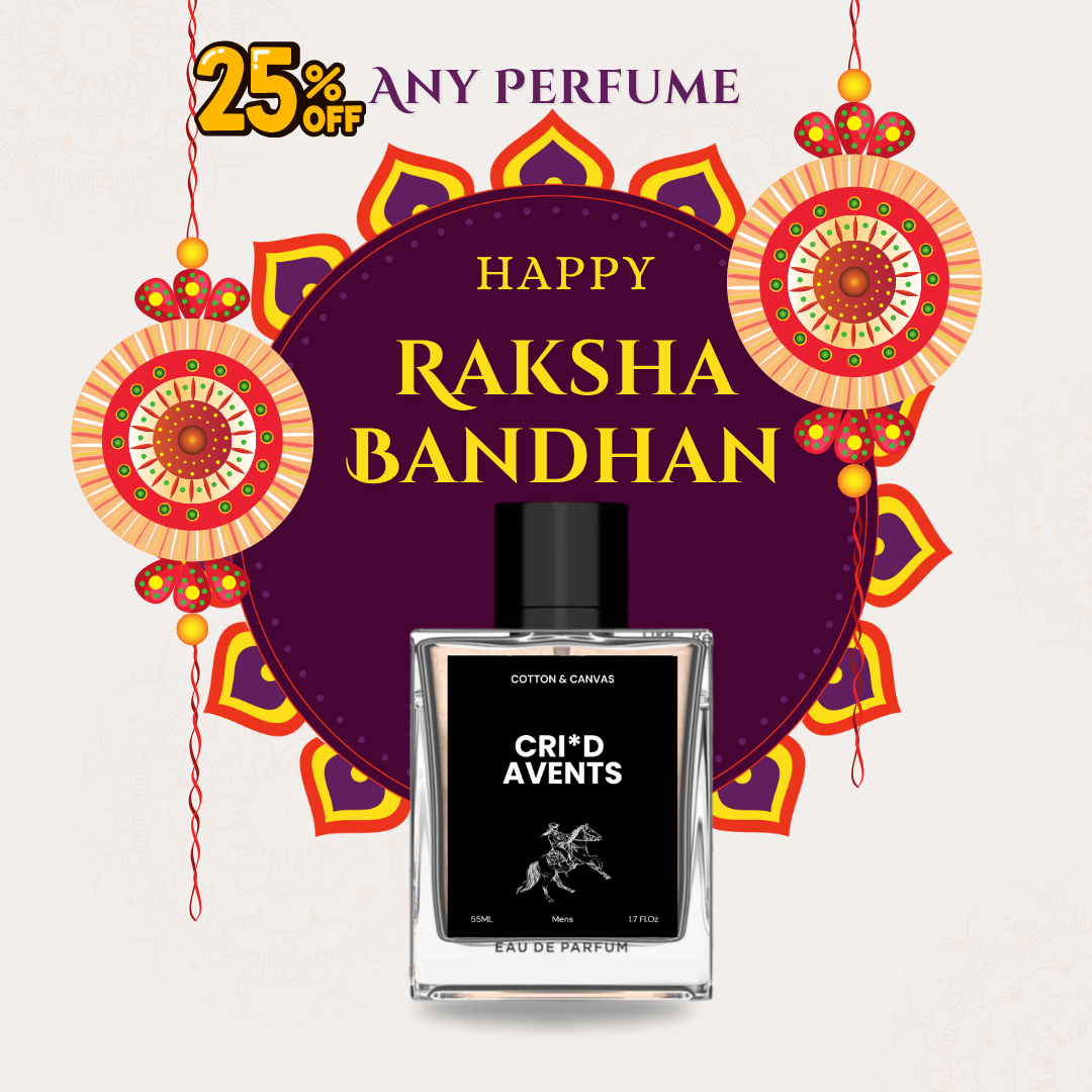Raksha Bandhan Special Perfume Gift – 25% OFF (Cotton & Canvas)