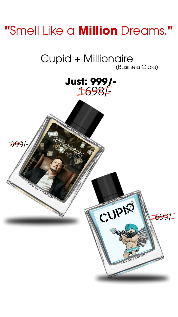millionaire + Cupid  -"Smell Like a Million Dreams."