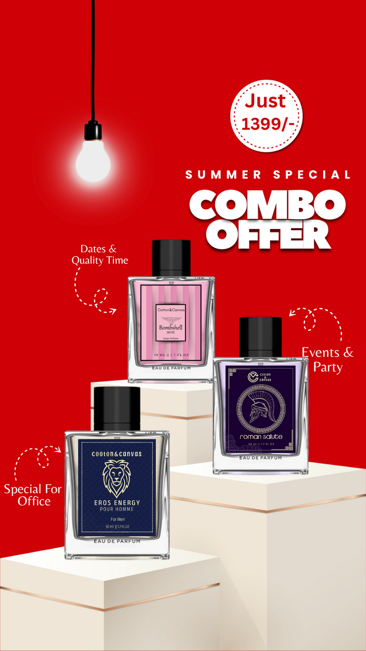 Best seller EROS , Bombshell , Roman Salute combo special perfume