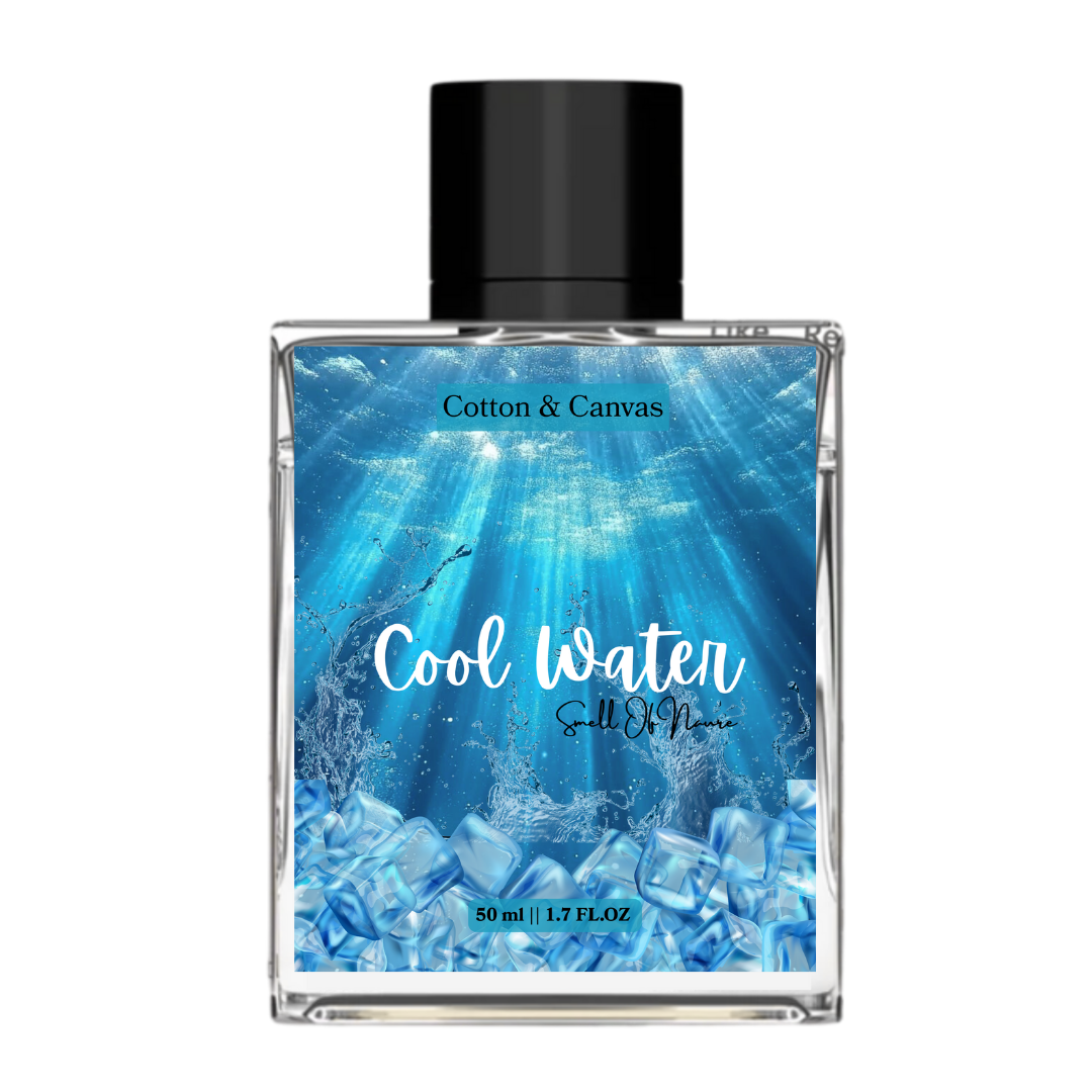 Cool Water Perfume for Men – Fresh Aquatic, Lavender & Musk Fragrance (50ml)
