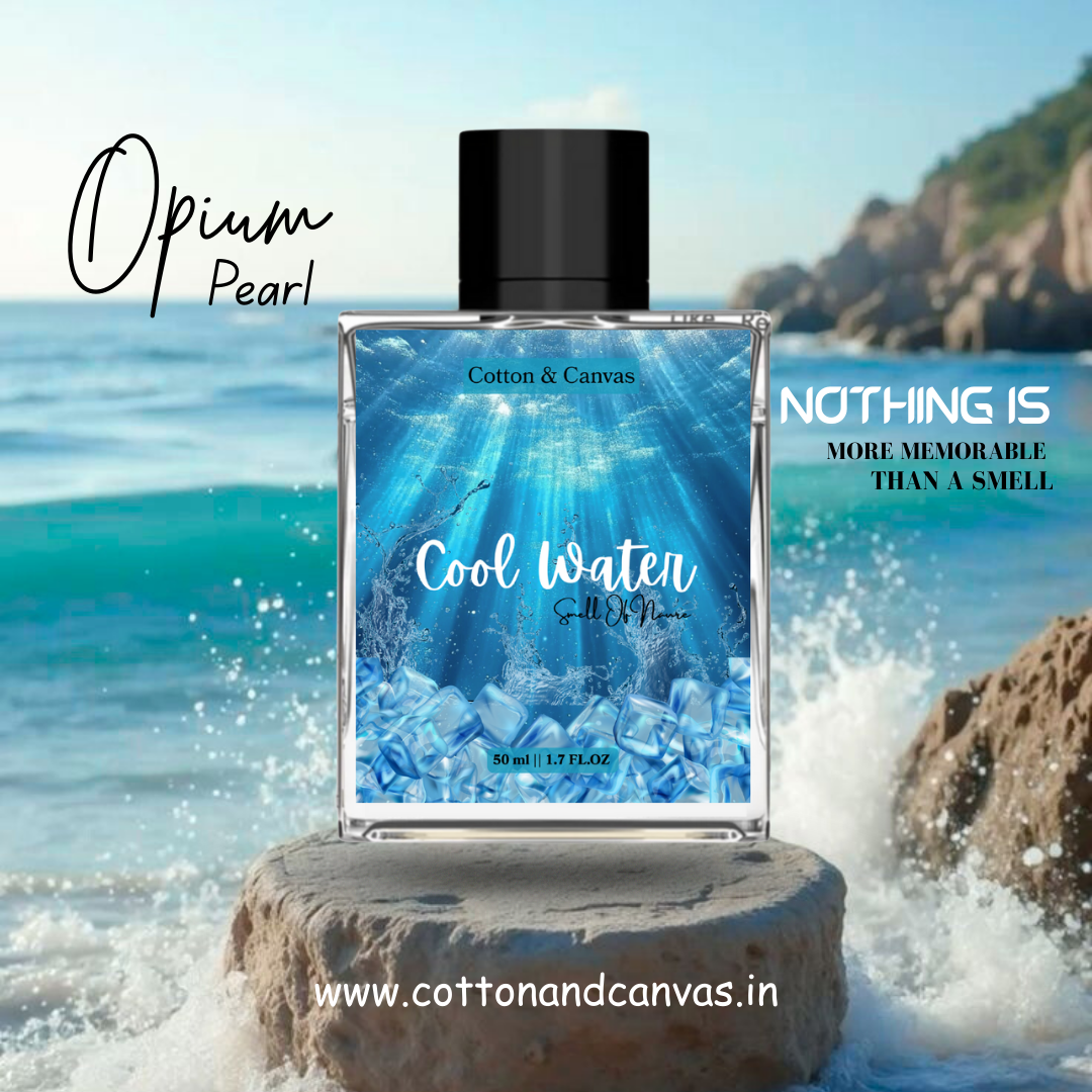 Cool Water Perfume for Men – Fresh Aquatic, Lavender & Musk Fragrance (50ml)