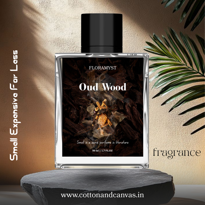 Oud Wood Perfume for Men – Cardamom, Agarwood (Oud) & Warm Amber Fragrance (50ml)