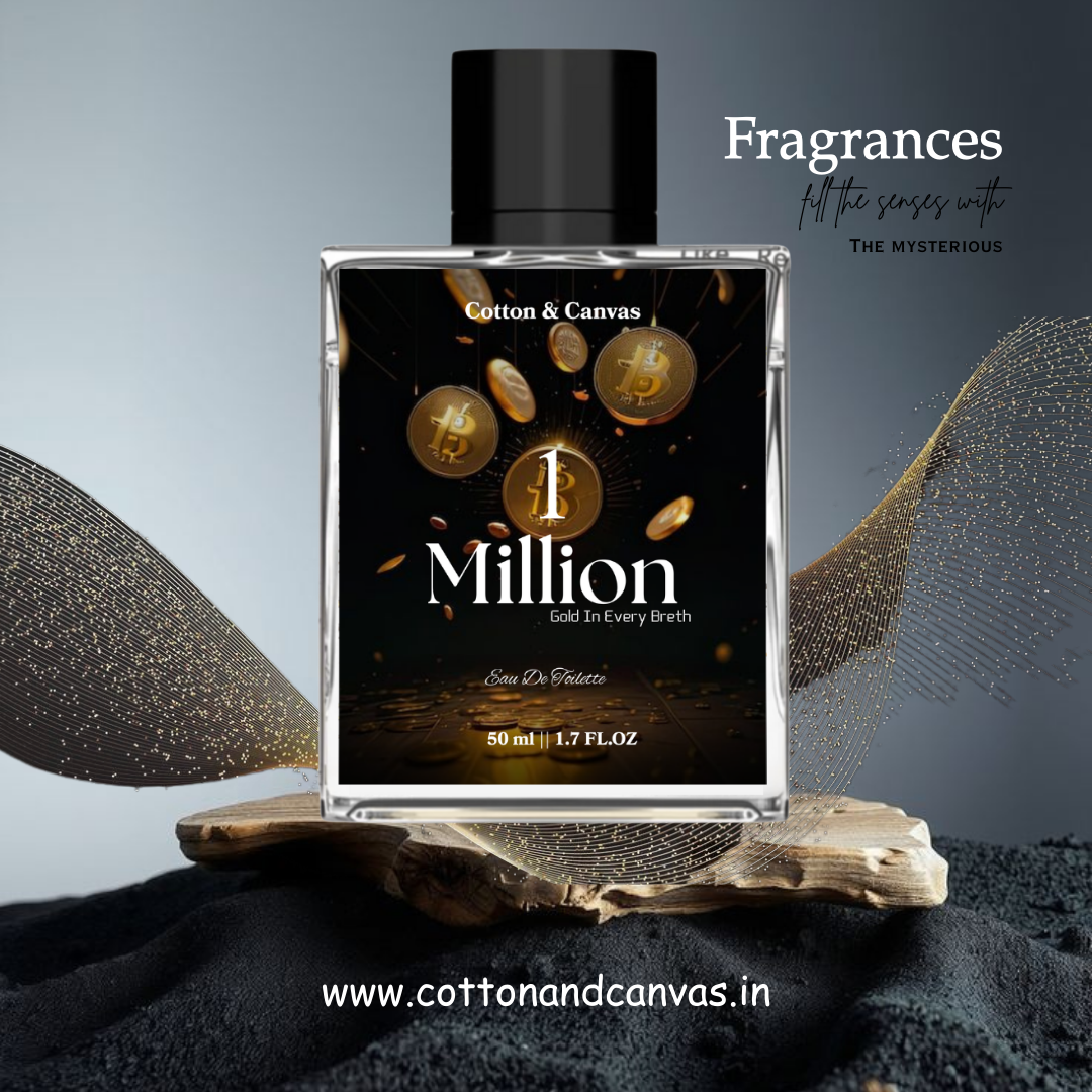 Million Perfume for Men – Blood Mandarin, Spicy Cinnamon & Amber Leather Fragrance (50ml)