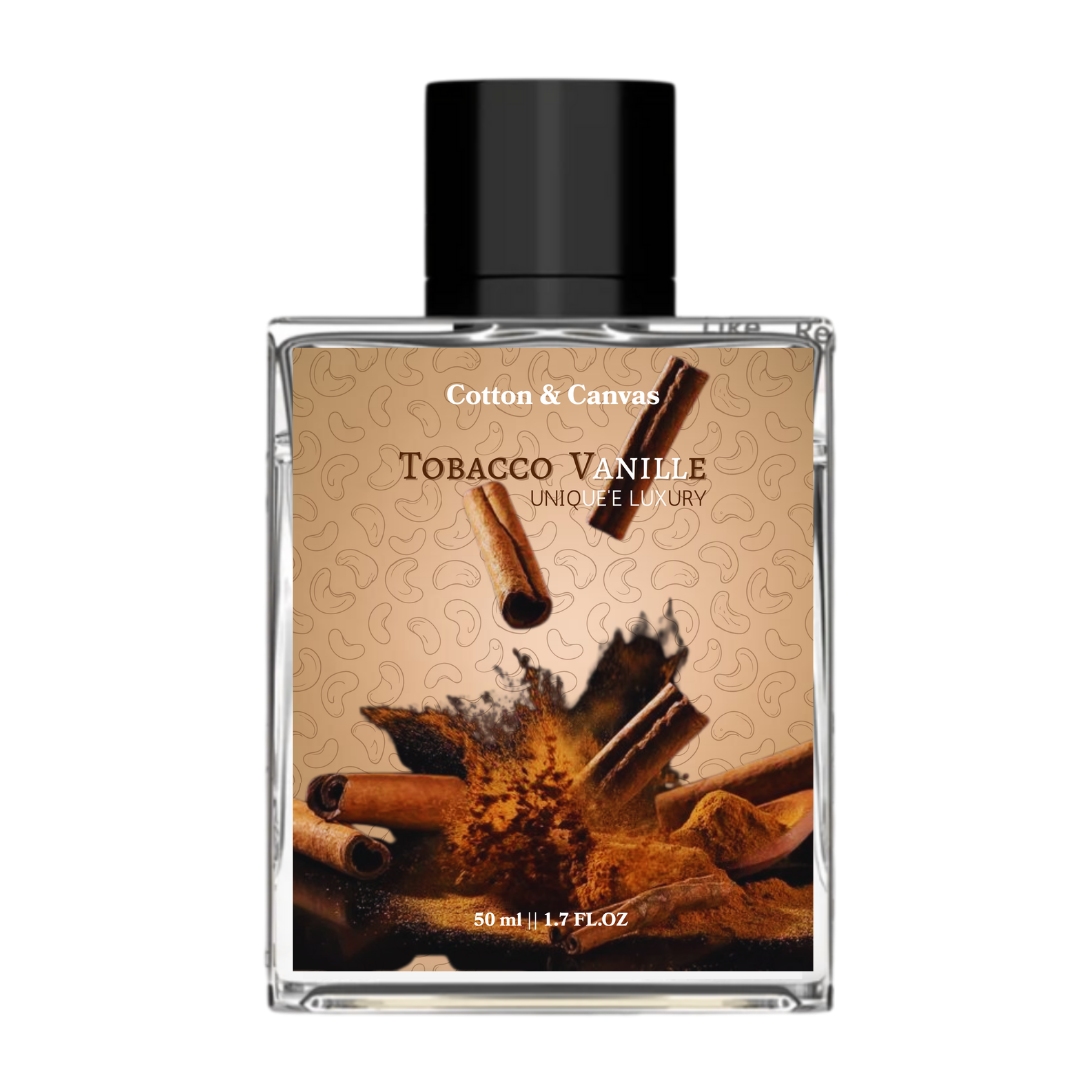Tobacco Vanille Perfume for Men – Spicy Tobacco, Vanilla & Woody Luxury Fragrance (50ml)