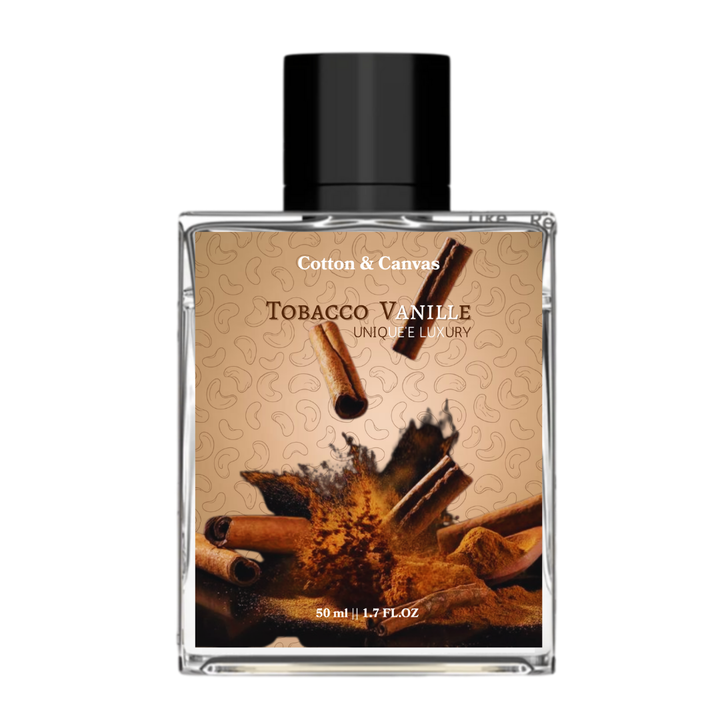 Tobacco Vanille Perfume for Men – Spicy Tobacco, Vanilla & Woody Luxury Fragrance (50ml)