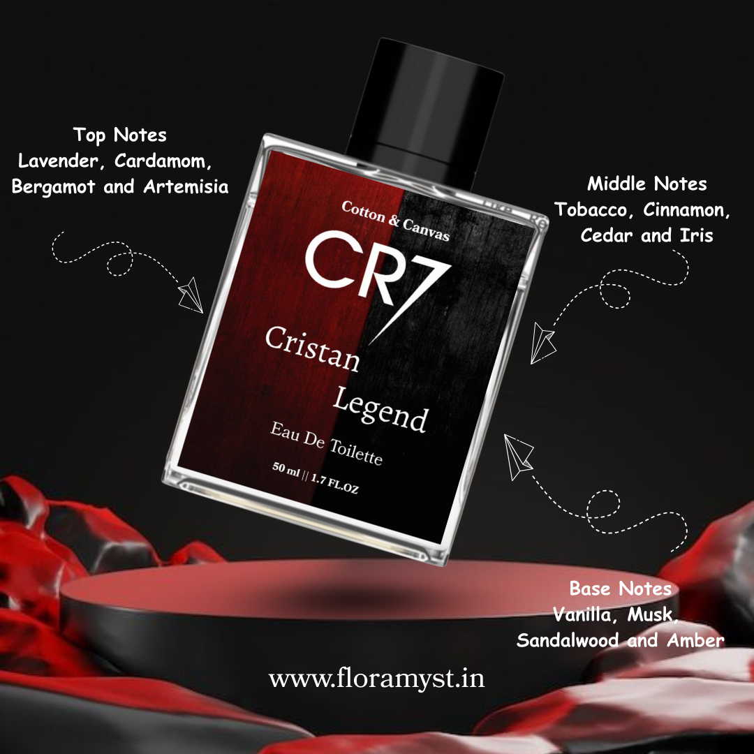 CR7 Cristan Legend Perfume for Men – Lavender, Tobacco, Cinnamon & Amber Luxury Fragrance (50ml)