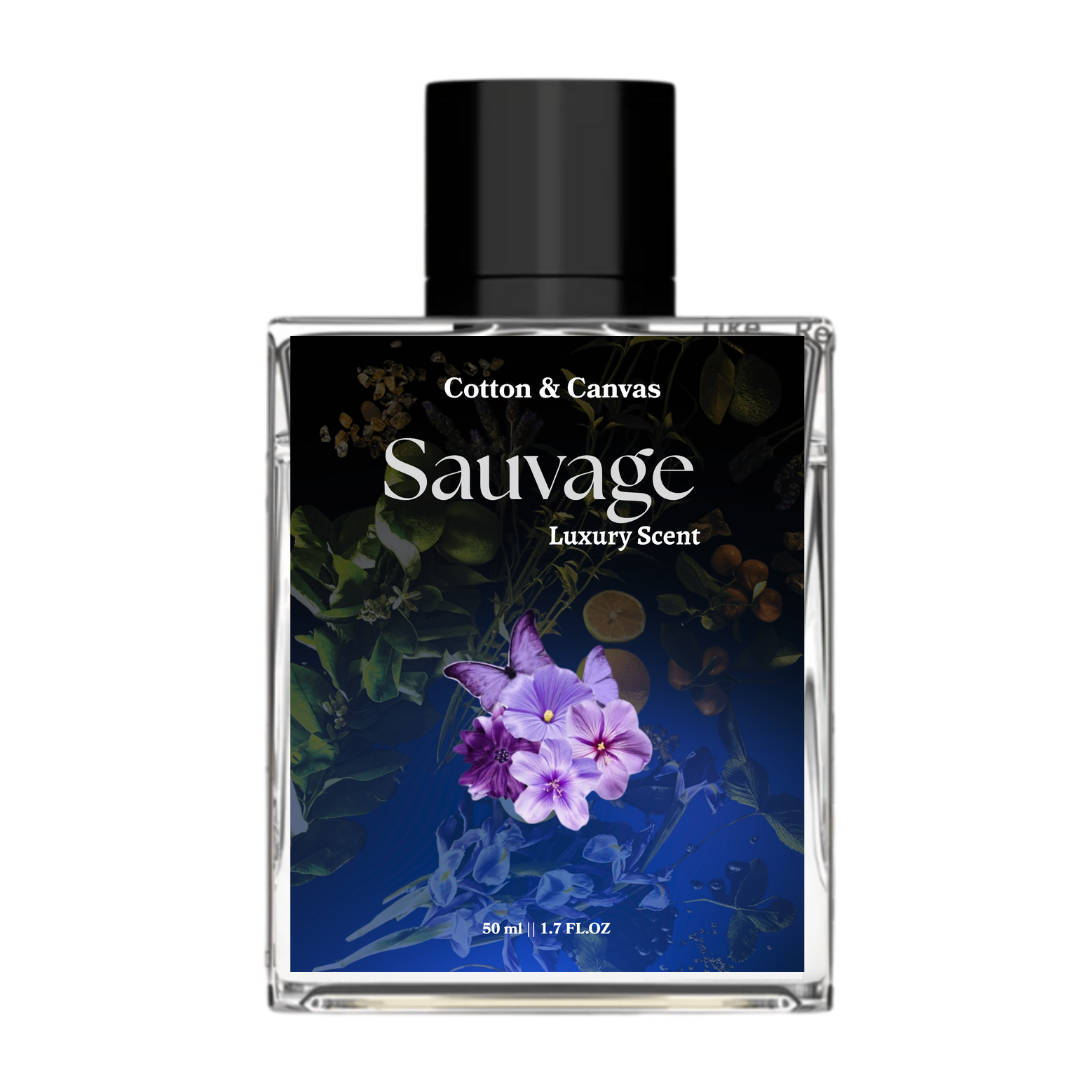 Sauvage Luxury Scent Perfume for Men – Fresh Bergamot, Spicy Pepper & Woody Amber Fragrance (50ml)