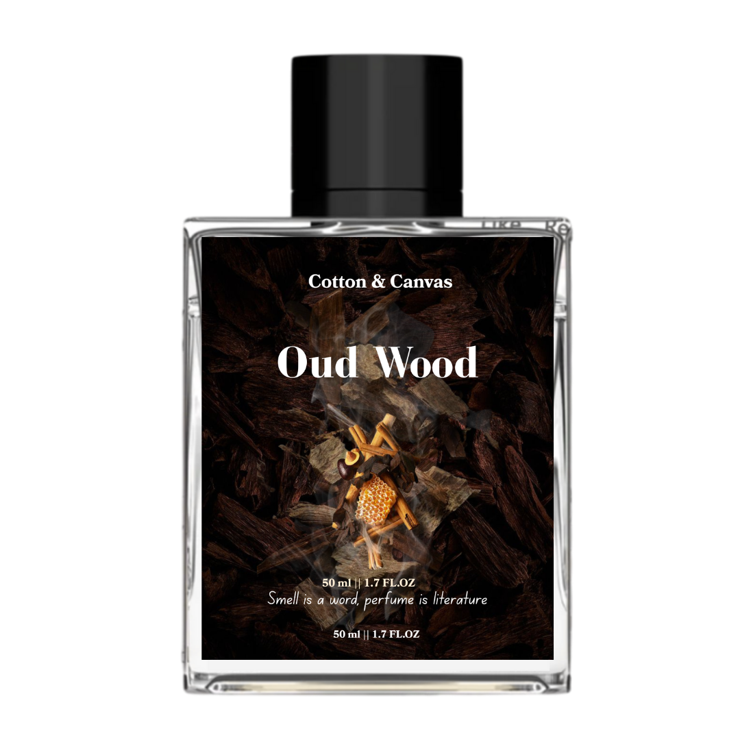Oud Wood Perfume for Men – Cardamom, Agarwood (Oud) & Warm Amber Fragrance (50ml)