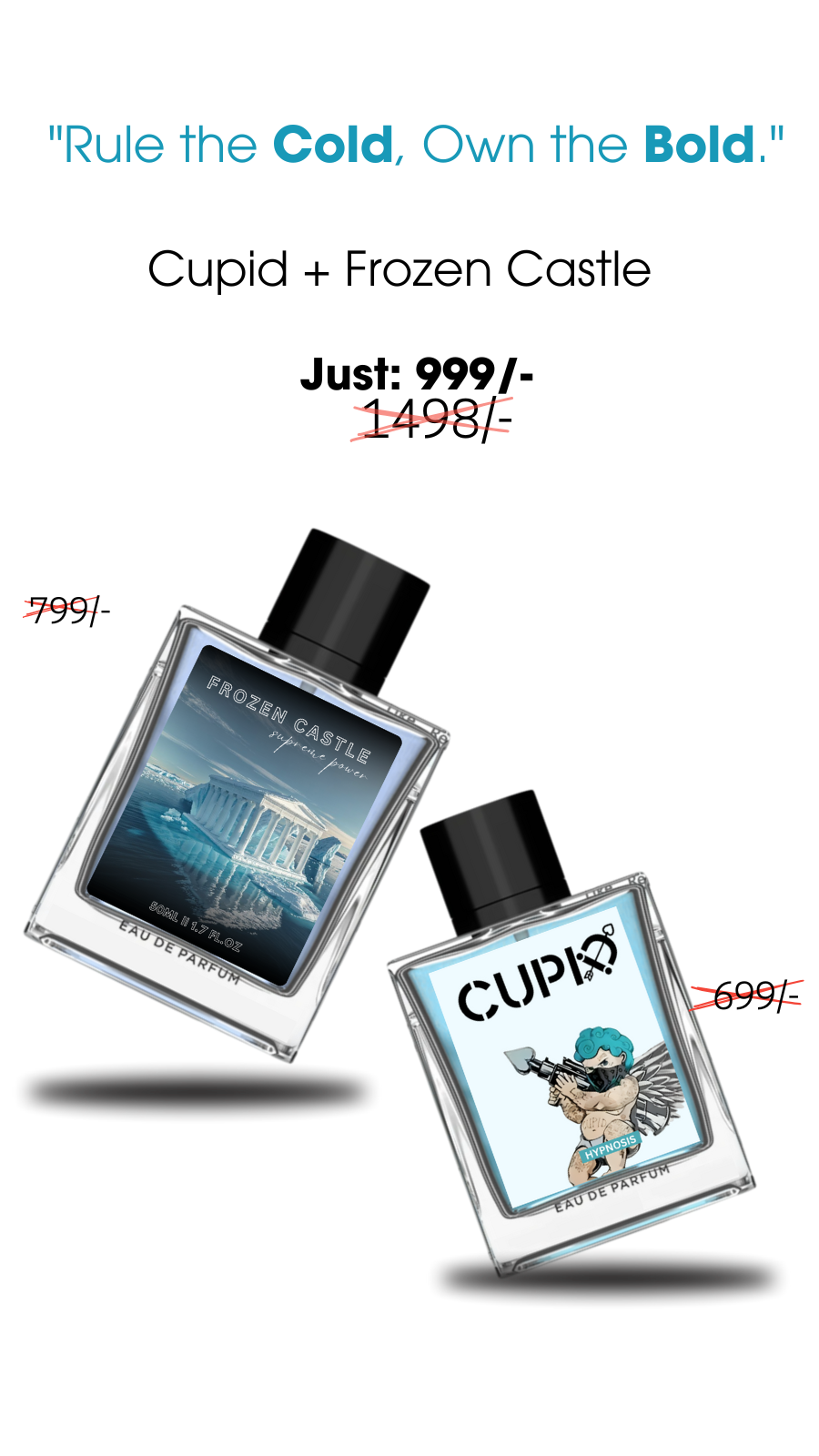 Frozen Castle with Cupid