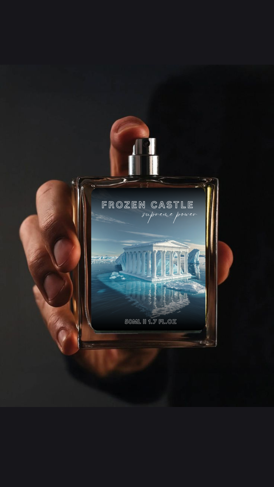 Frozen Castle with Cupid